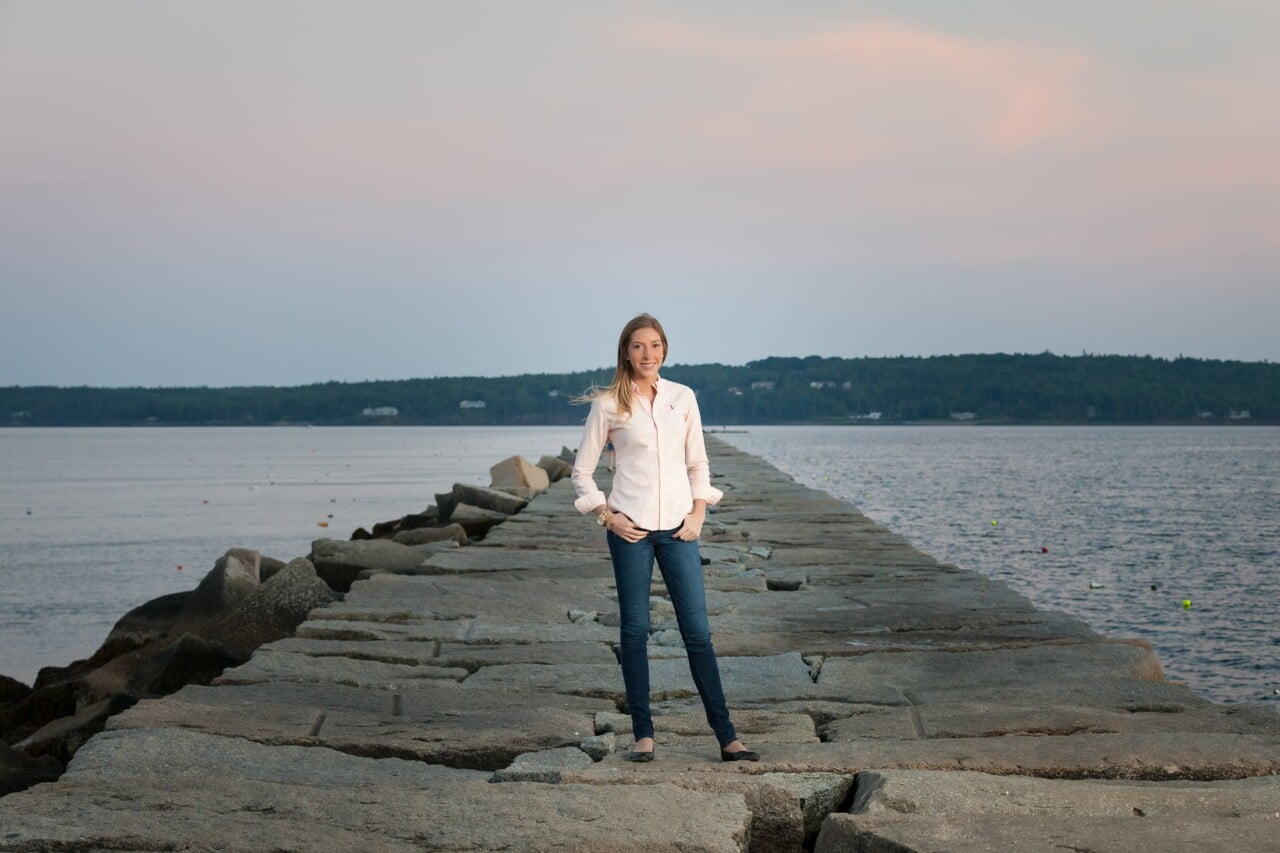 High School Senior Photos - Rockland Breakwater - Maine