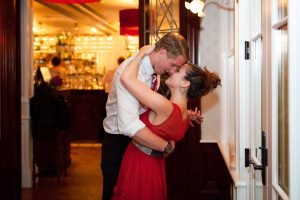 Couple dancing at wedding reception - Natalie's - Camden Harbor Inn