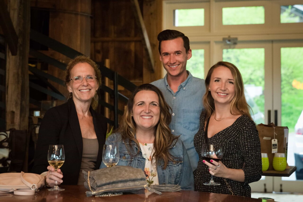 Raii and Whitney at Cellardoor Winery, Lincolnville, Maine - Photo by 5iveLeaf Photography