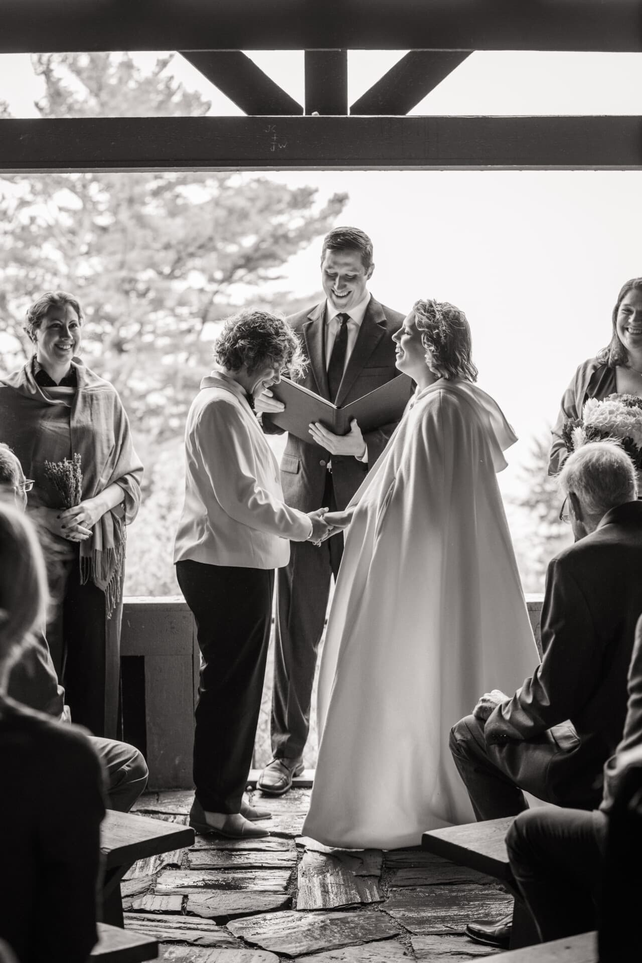Vesper Hill Children's Chapel Wedding - Rockport, Maine © 5iveLeaf Photography