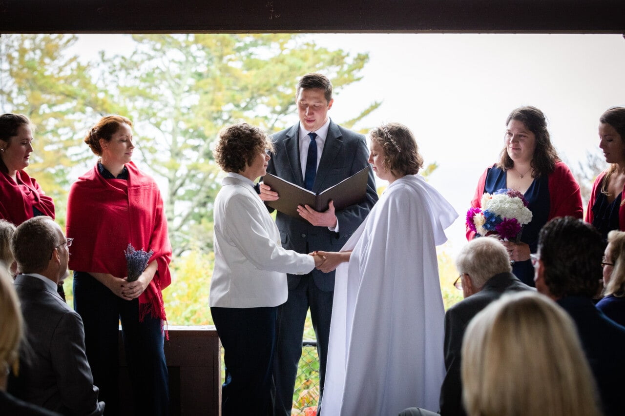 Vesper Hill Children's Chapel Wedding - Rockport, Maine © 5iveLeaf Photography