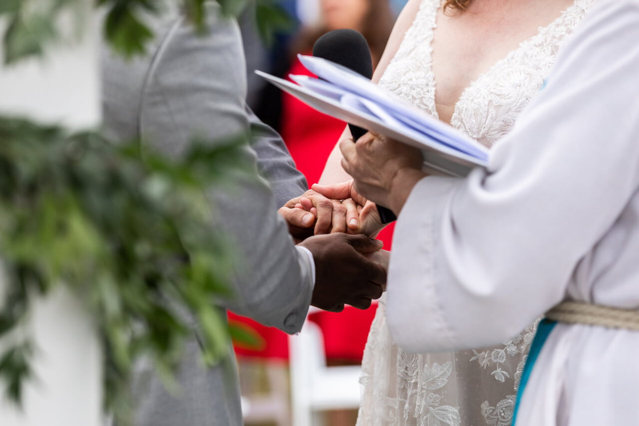Samoset Resort Wedding - Blessing the Rings