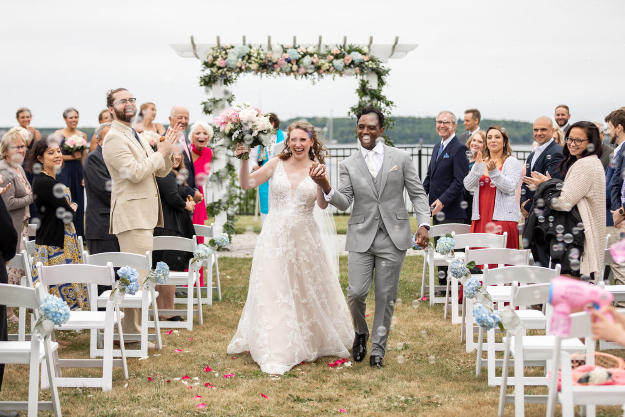 Samoset Resort Wedding - Bubble Exit