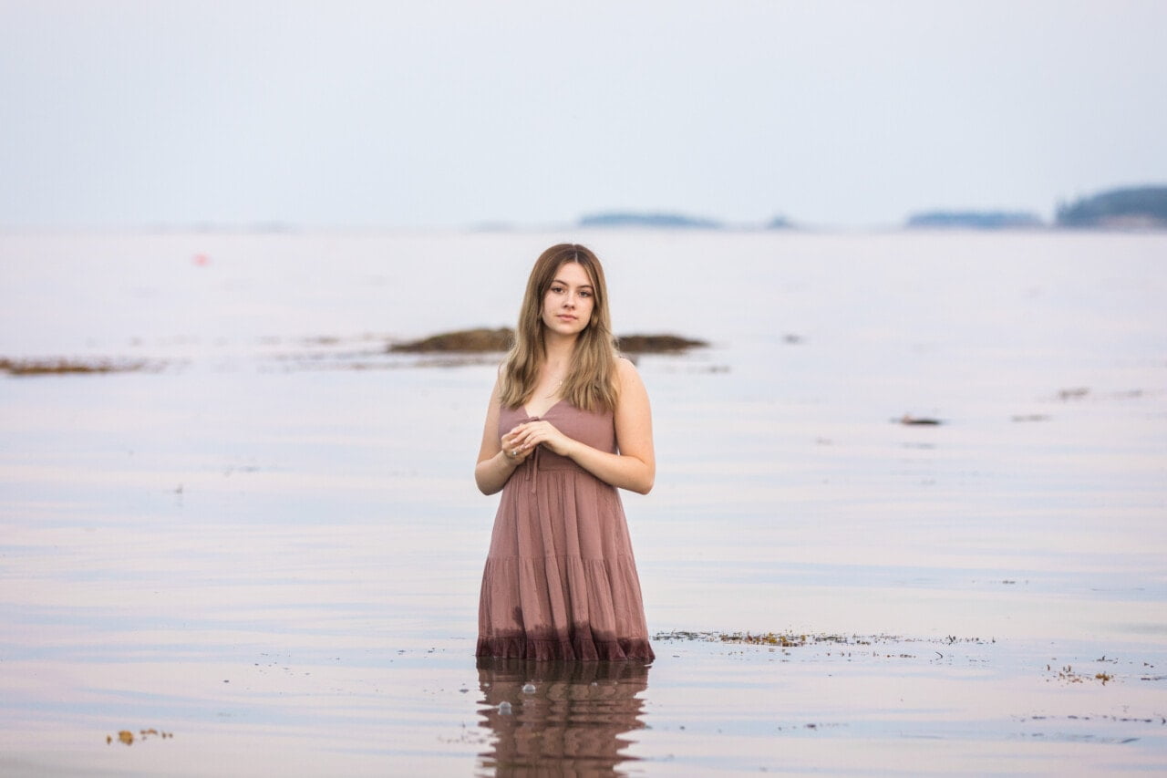 Medomak Valley High School Senior Portrait Photographer