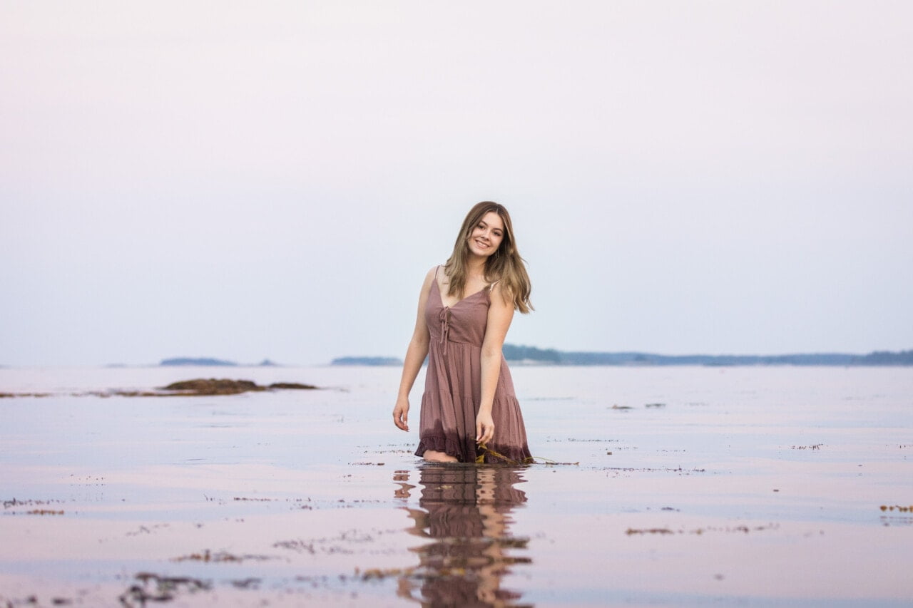 Medomak Valley High School Senior Portrait Photographer