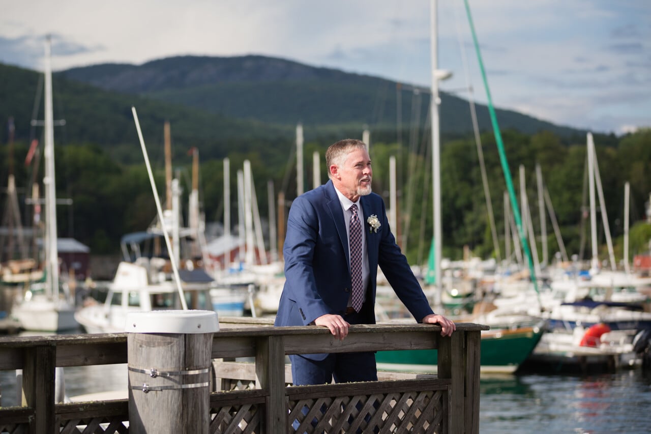 Camden, Maine Wedding - Camden Harbor © 5iveLeaf Photography