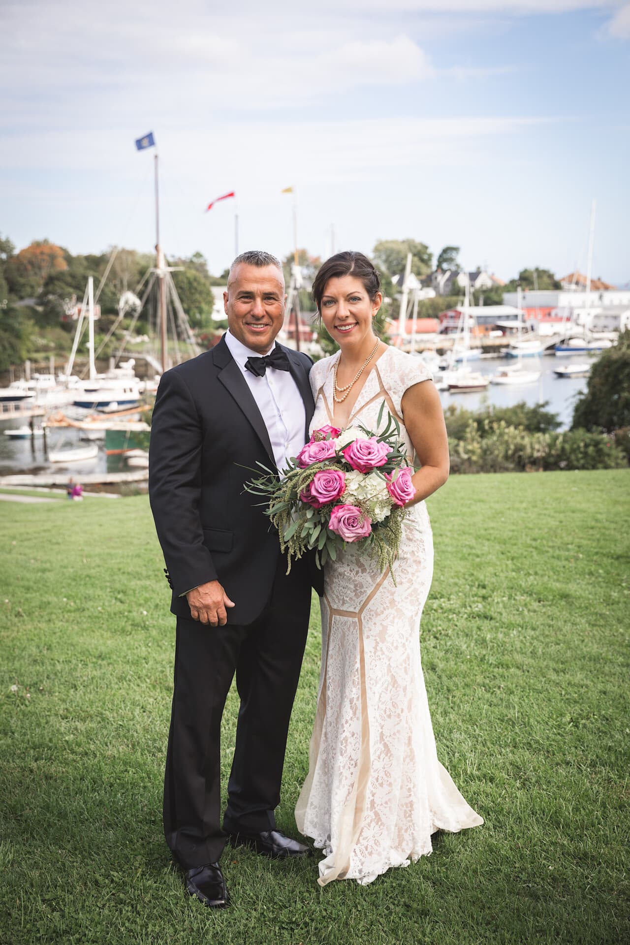 Camden Maine Wedding - Camden Harbor Park © 5iveLeaf Photography