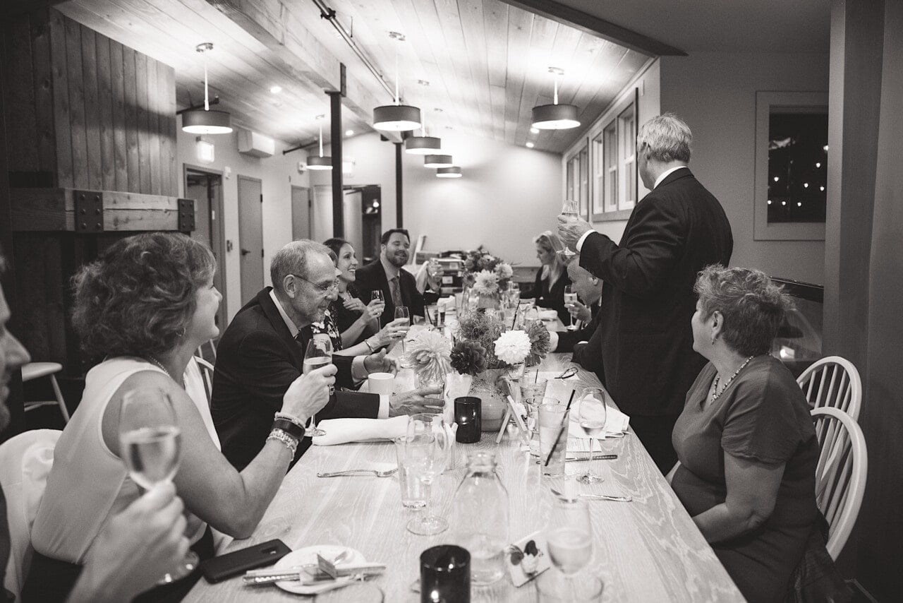Camden Maine Wedding - Dinner at Hoxbill © 5iveLeaf Photography