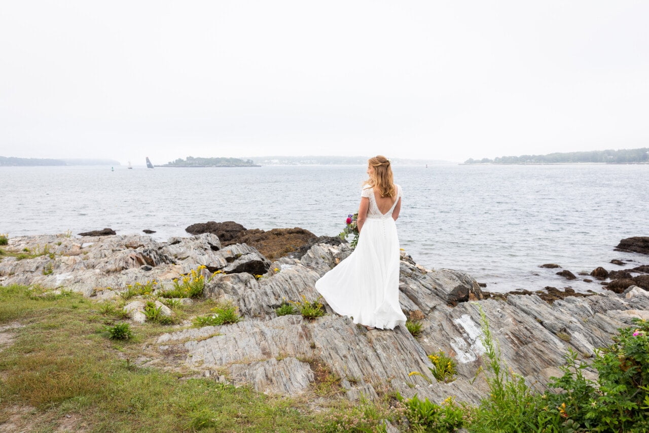 Maine Wedding Photography - Fishermans Point, Willard Beach South Portland, Maine - © 5iveLeaf Photography