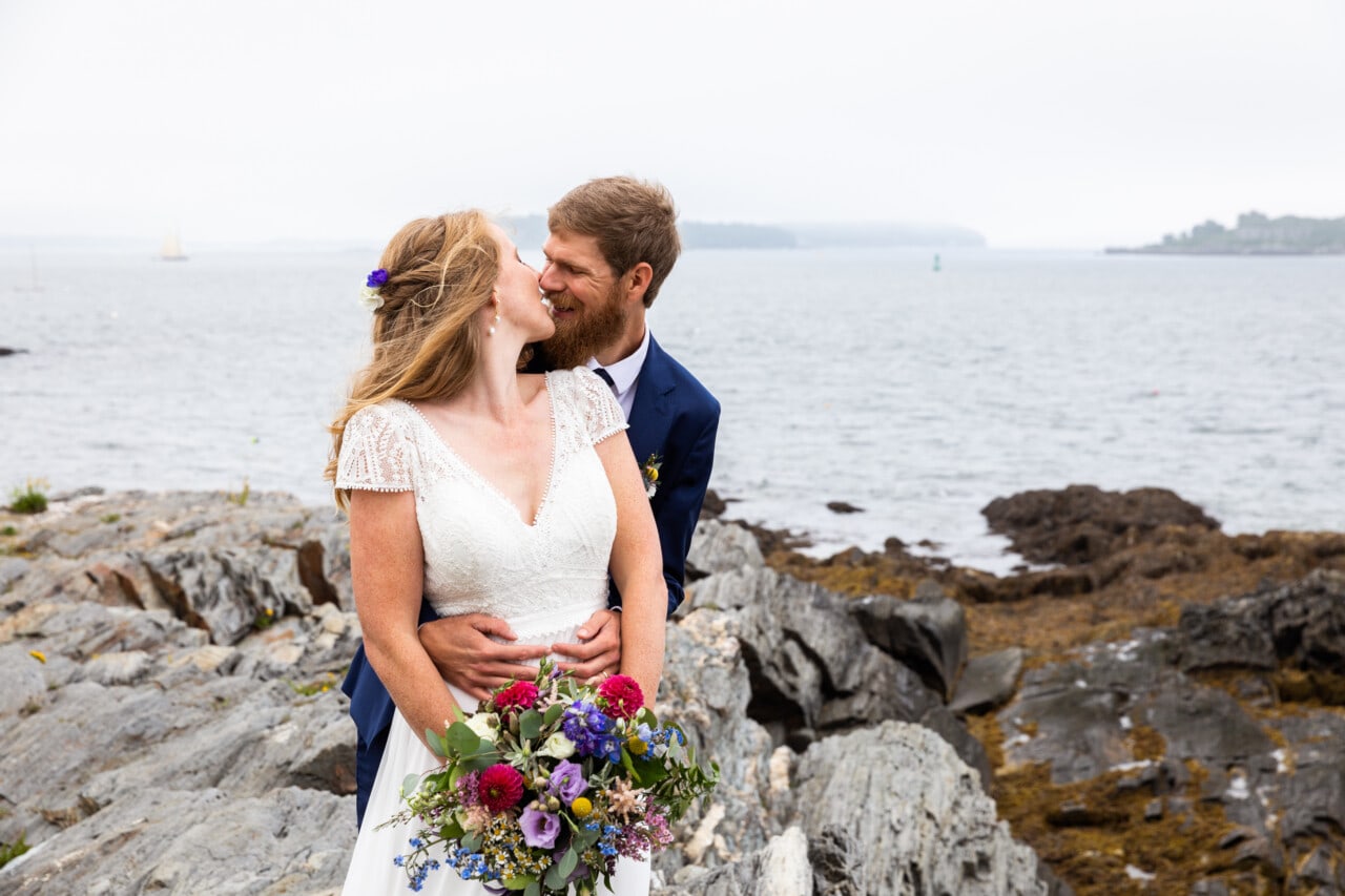 Maine Wedding Photography - Fishermans Point, Willard Beach South Portland, Maine - © 5iveLeaf Photography