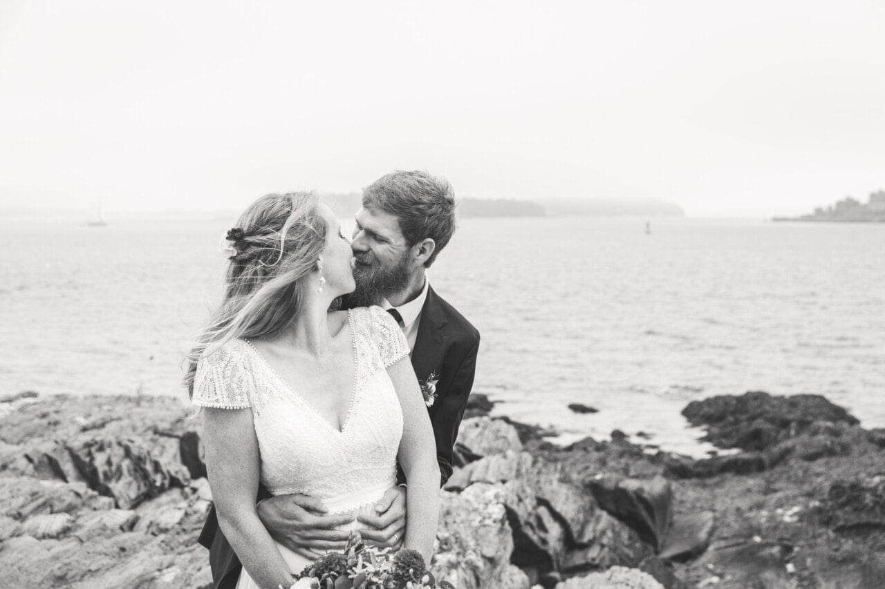 Maine Wedding Photography - Fishermans Point, Willard Beach South Portland, Maine - © 5iveLeaf Photography
