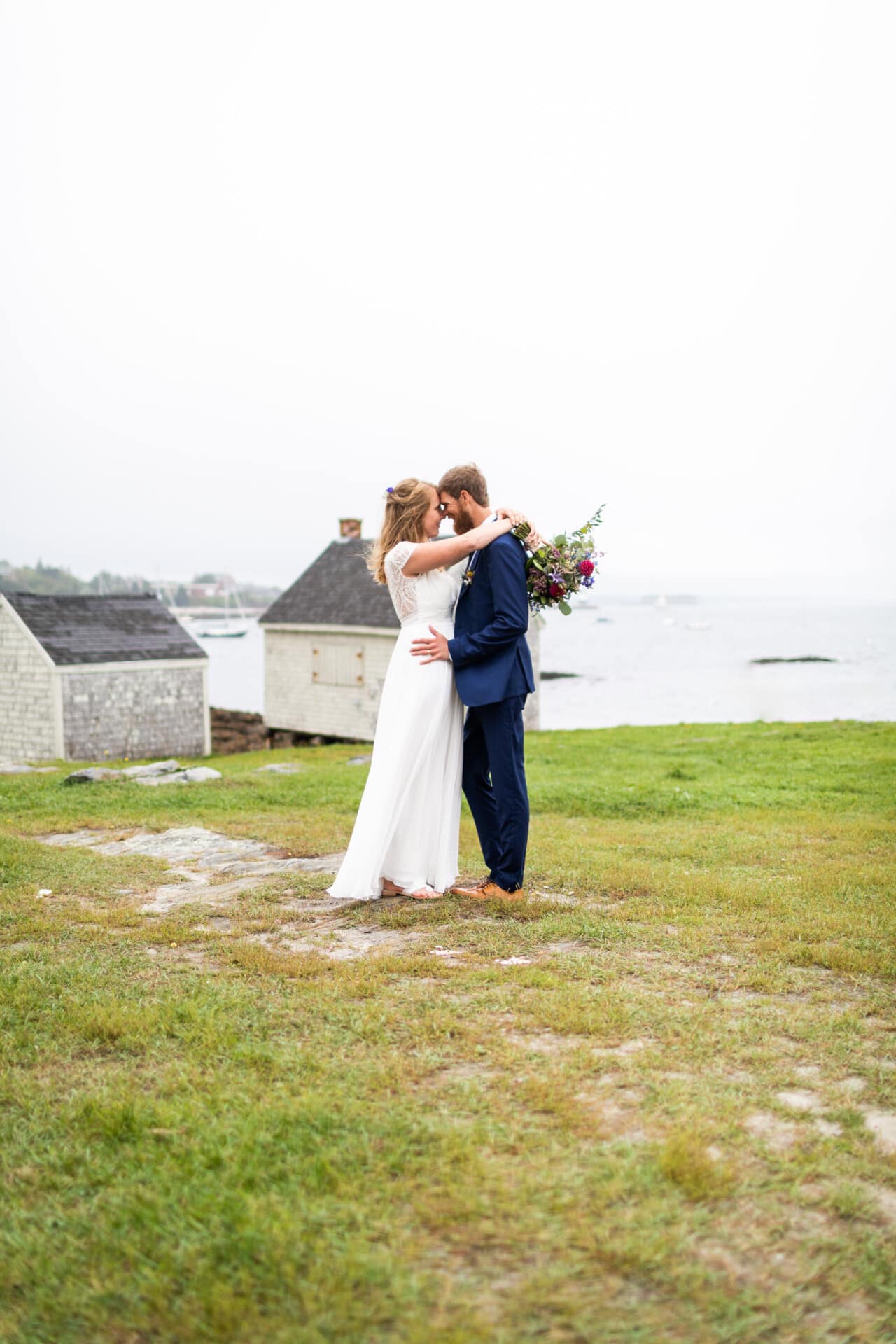 Maine Wedding Photography - Fishermans Point, Willard Beach South Portland, Maine - © 5iveLeaf Photography