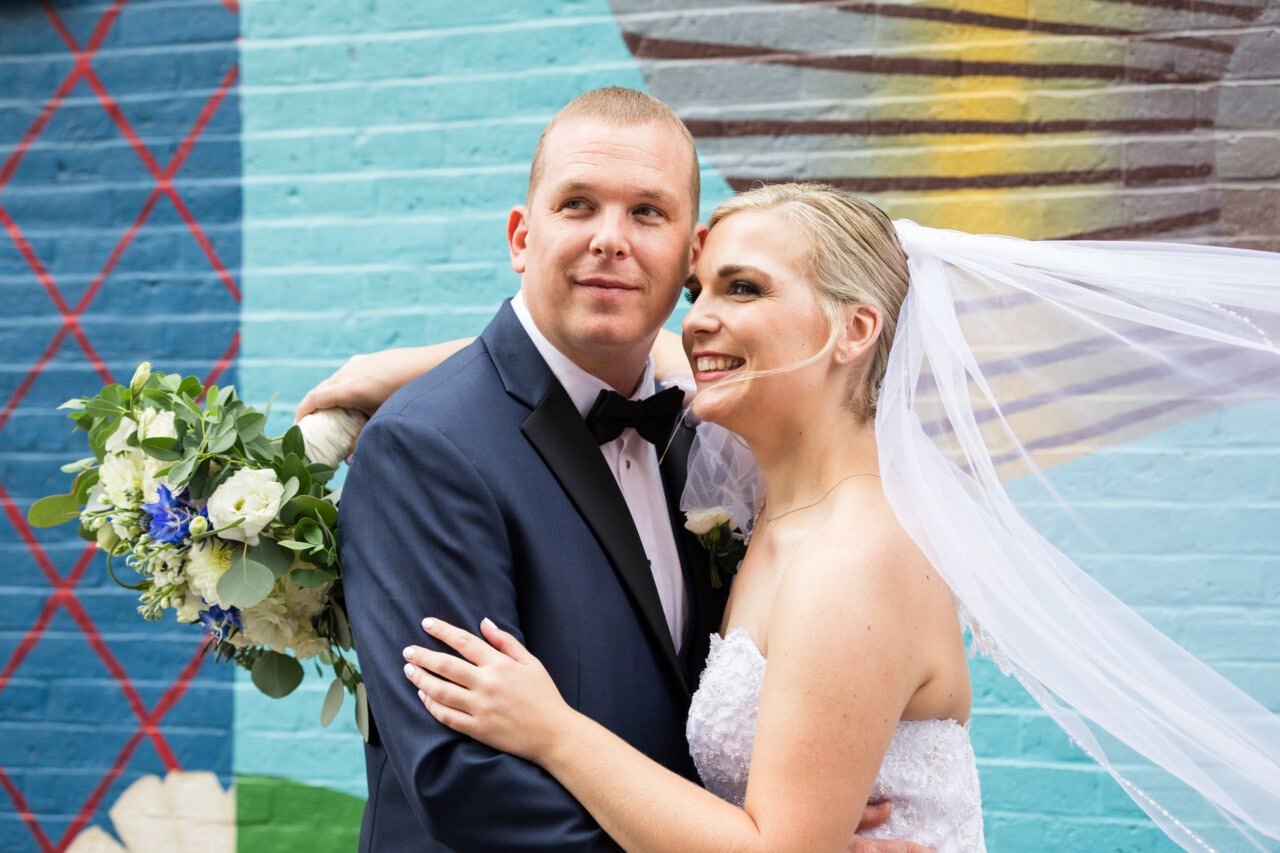 Wedding Photography - Rockland Maine murals © 5iveLeaf Photography