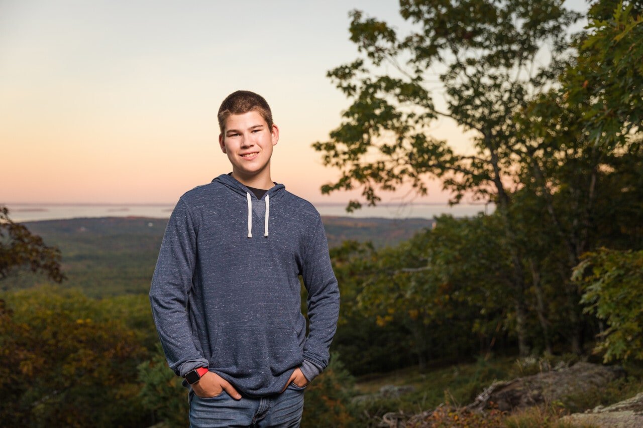 Camden Hills Regional High School Senior Photo - Camden Snow Bowl © 5iveLeaf Photography